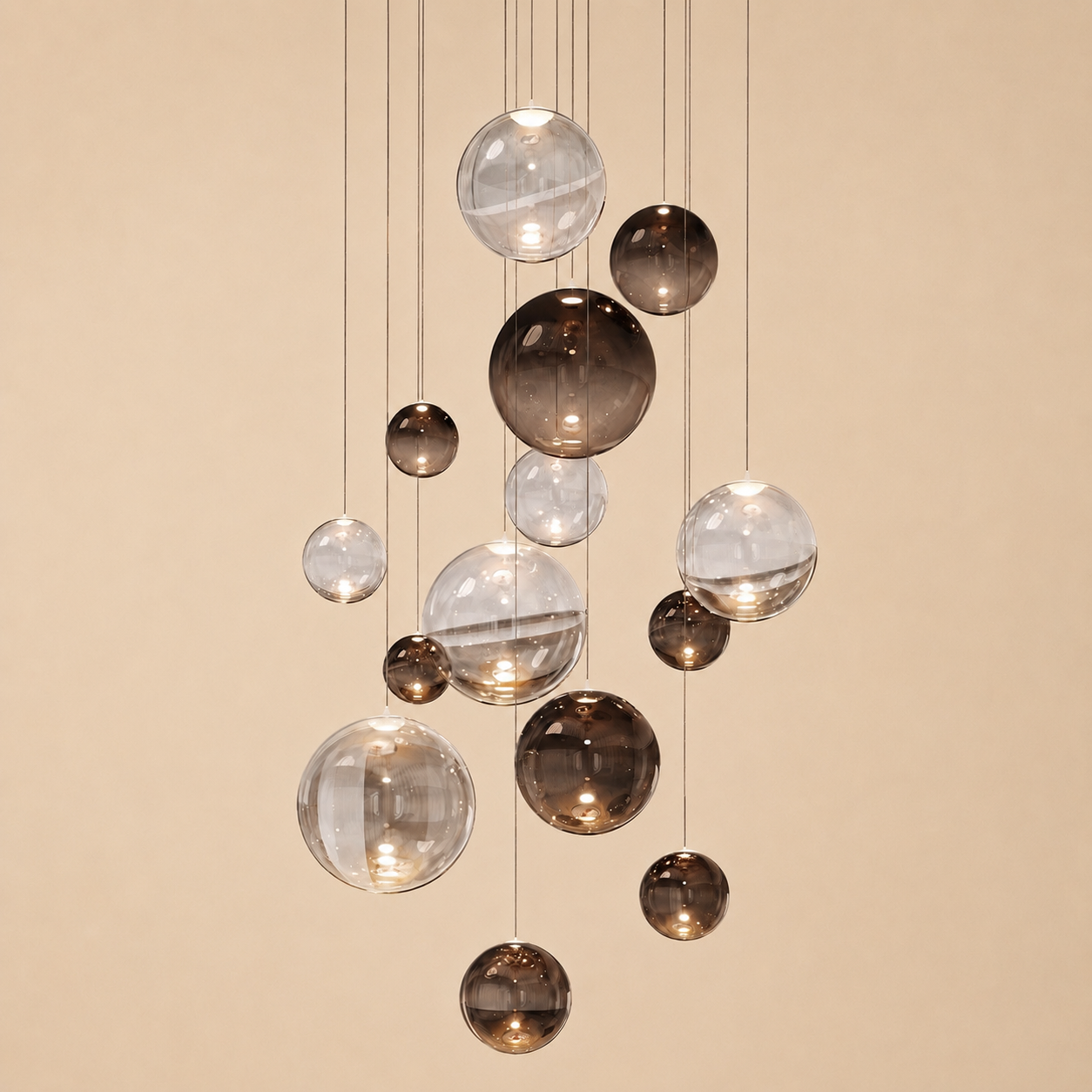 Lustre cu abajur