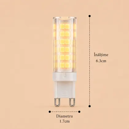 Bec led G9 9w lumina calda