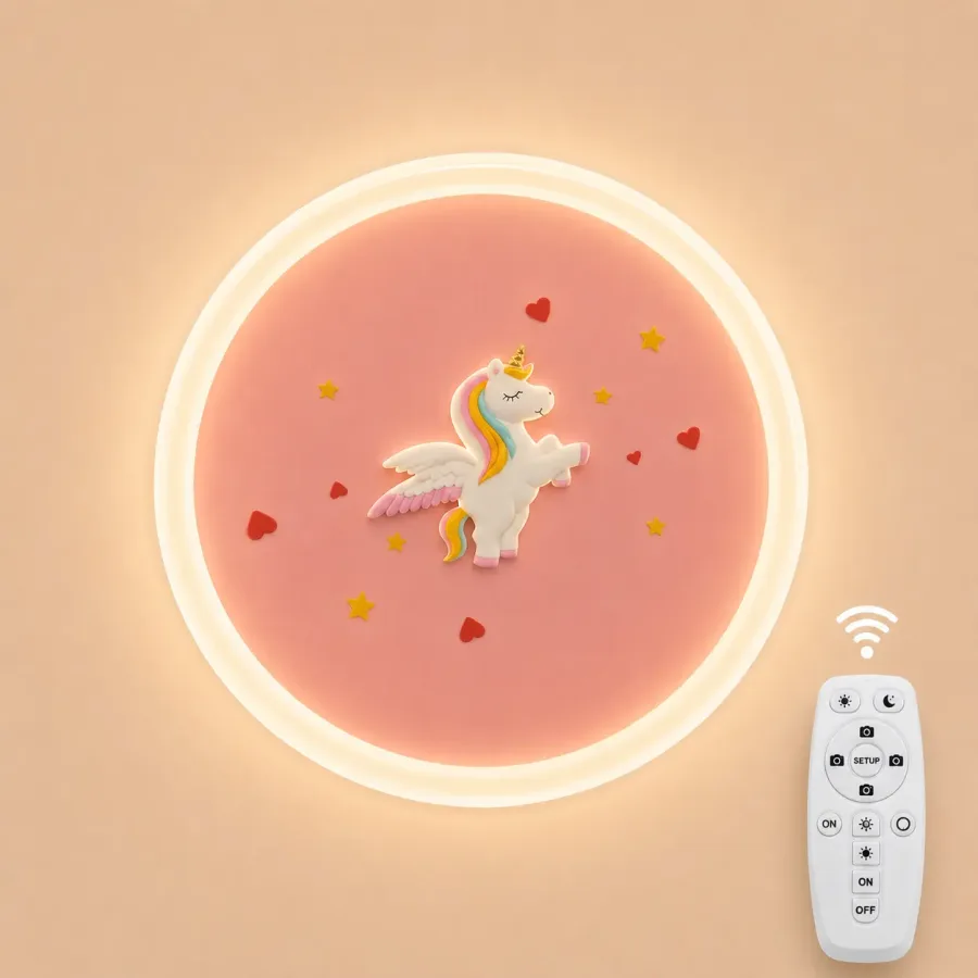 Unicorn-Lustra Led pentru copii Diam.50cm