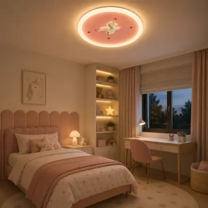 Unicorn-Lustra Led pentru copii Diam.50cm