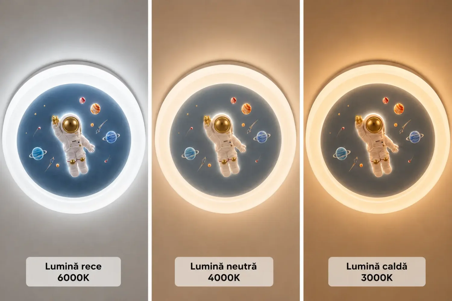 Happy Cosmo-Lustra Led pentru copii Diam.50cm