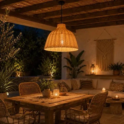 Skara-pendul din lemn Diam.30cm