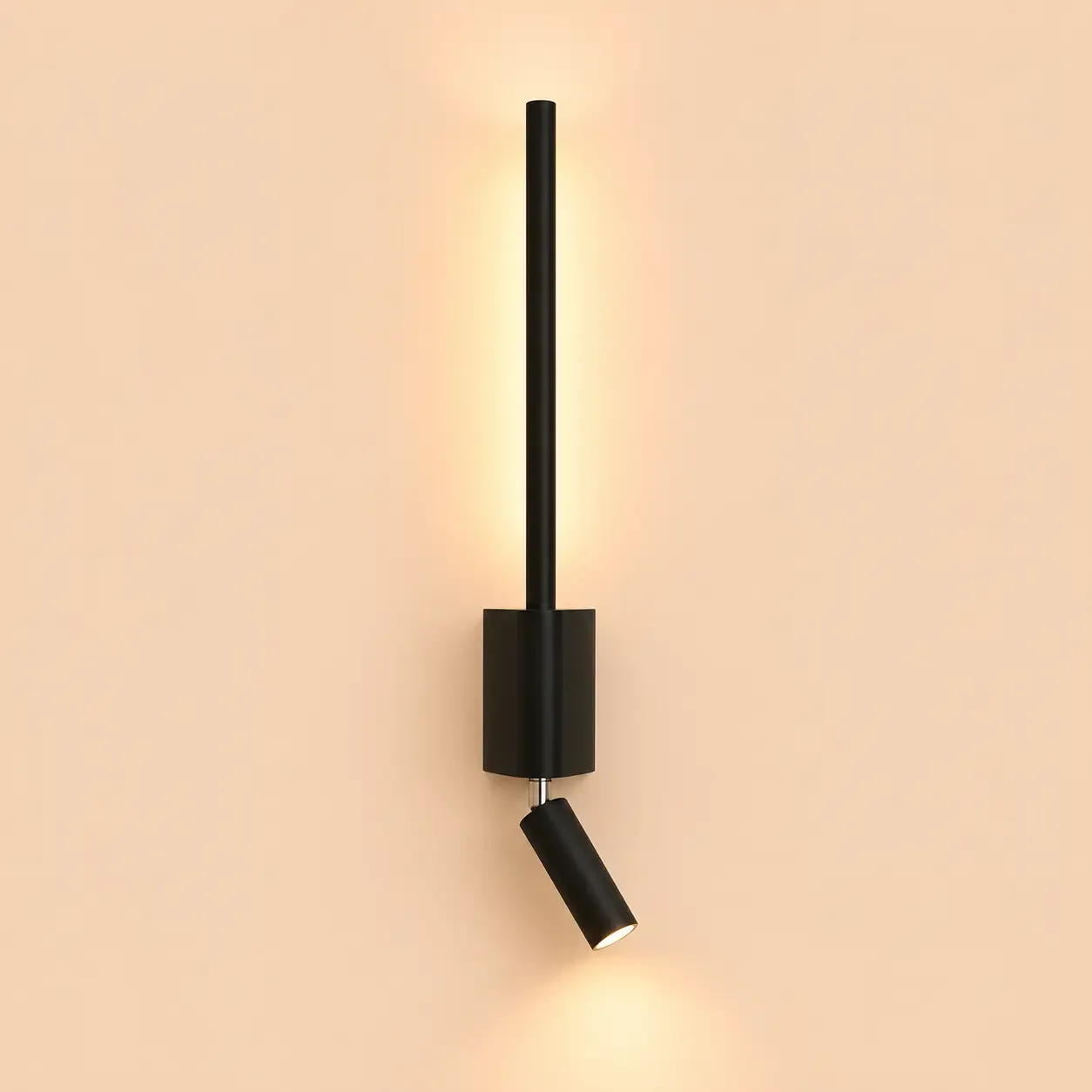 Reed-aplica led cu spot orientabil lumina calda