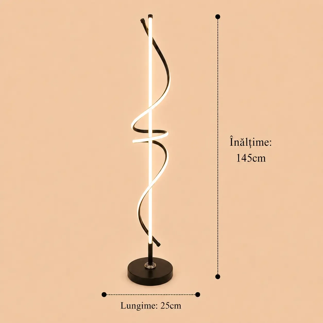 Arvik-lampadar led 145cm