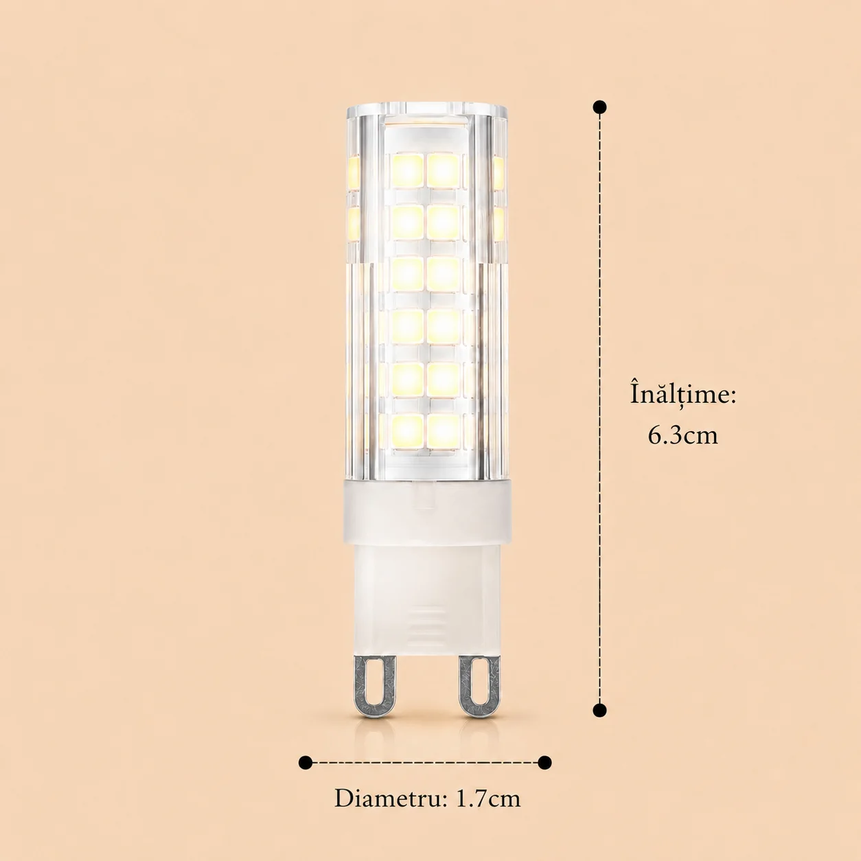 Bec led G9 9W lumina neutra
