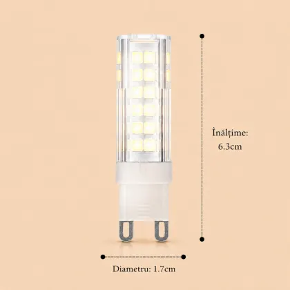Bec led G9 9W lumina neutra