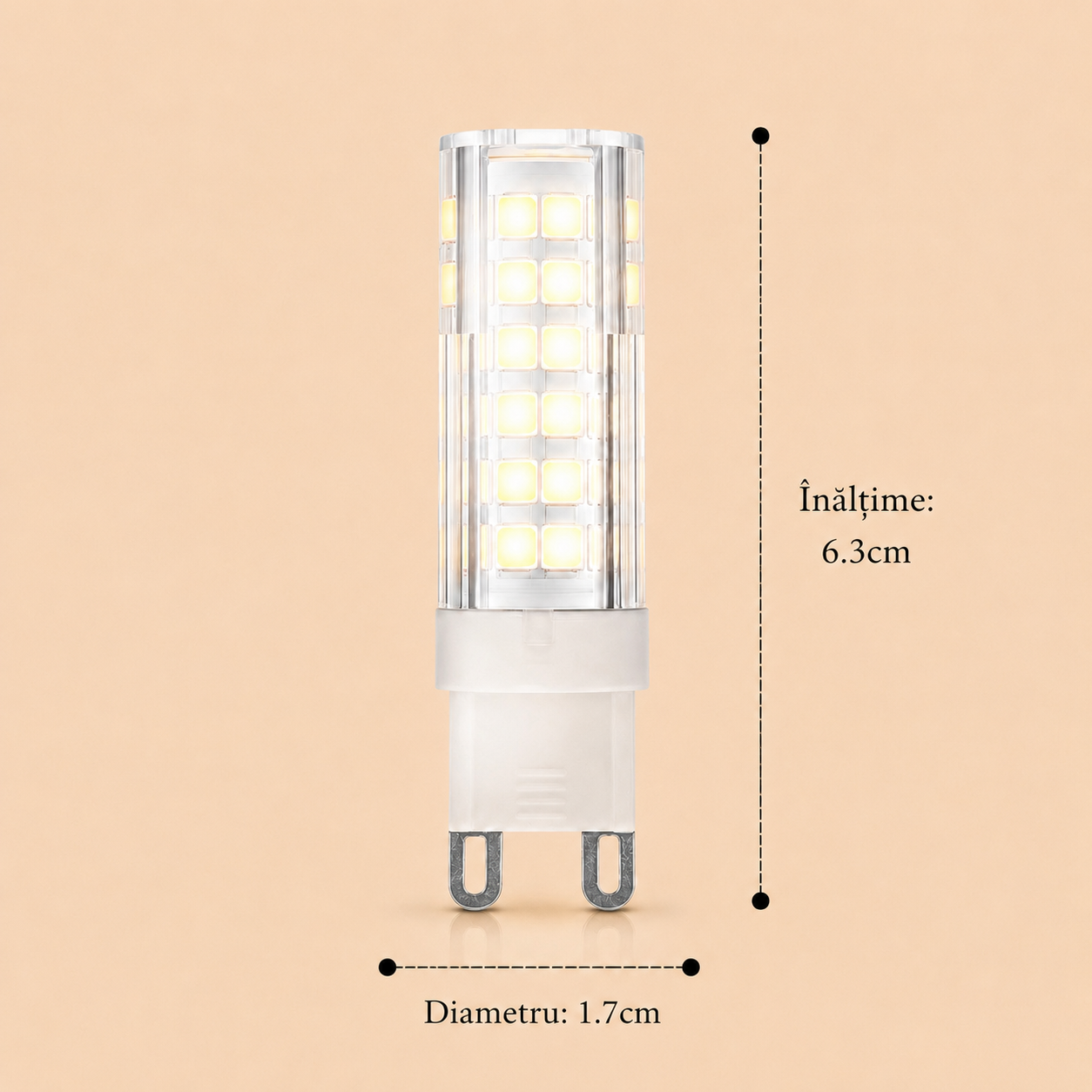 Bec led G9 9W lumina neutra