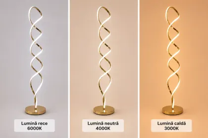 Noren-lampadar led auriu 150cm