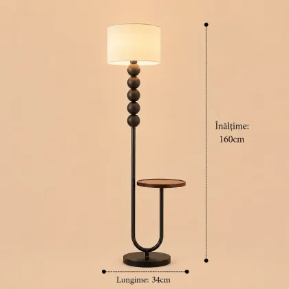Sylva-lampadar cu masuta de cafea 160cm