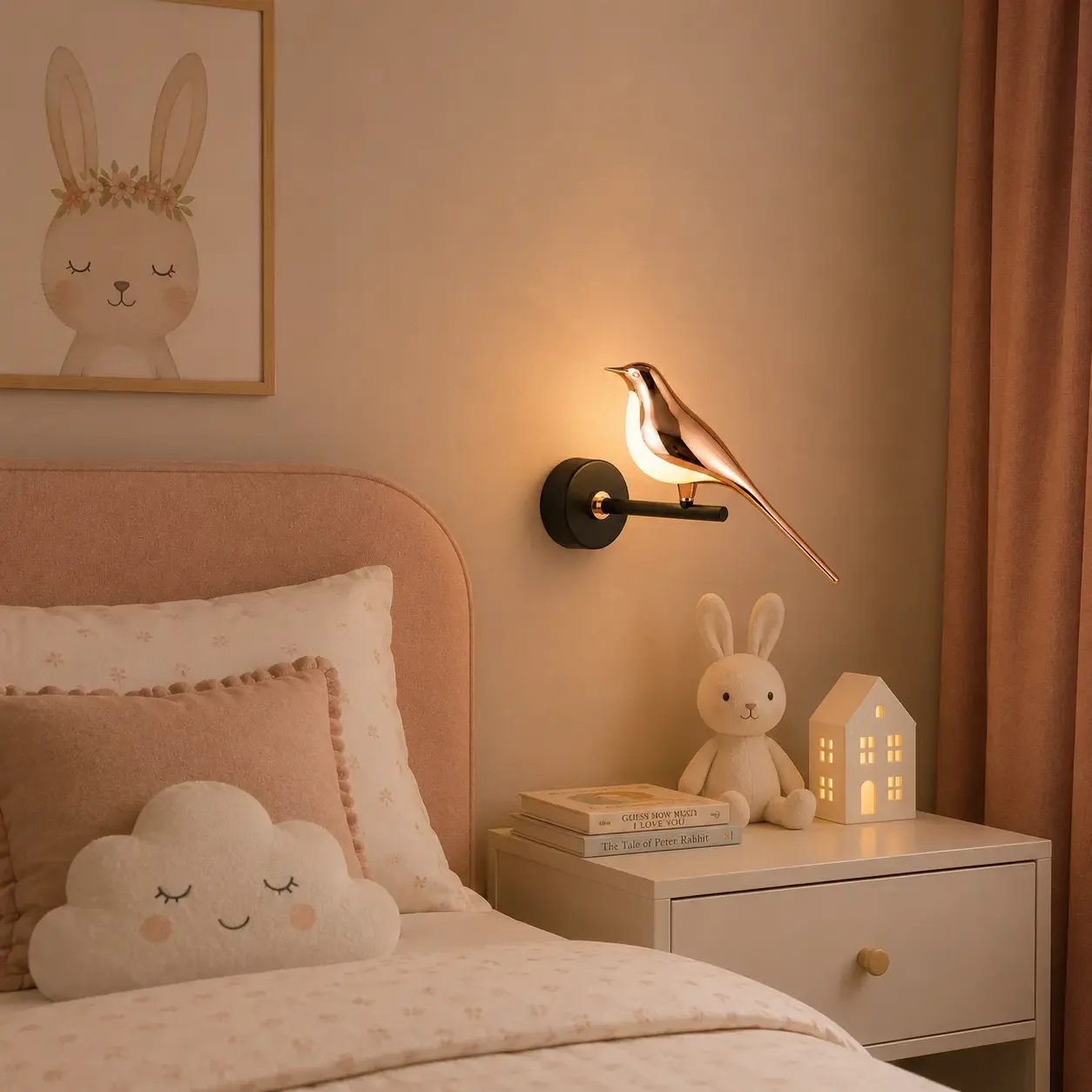 Bird-aplica led 1 pasare
