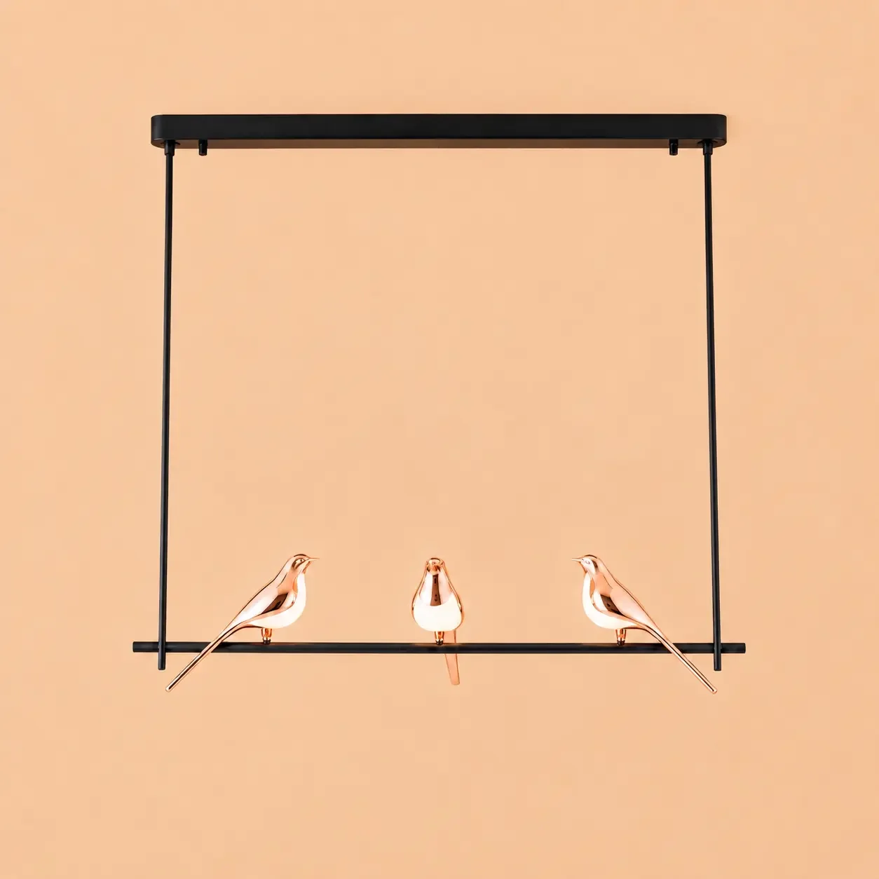 Bird-lustra led 3 pasari