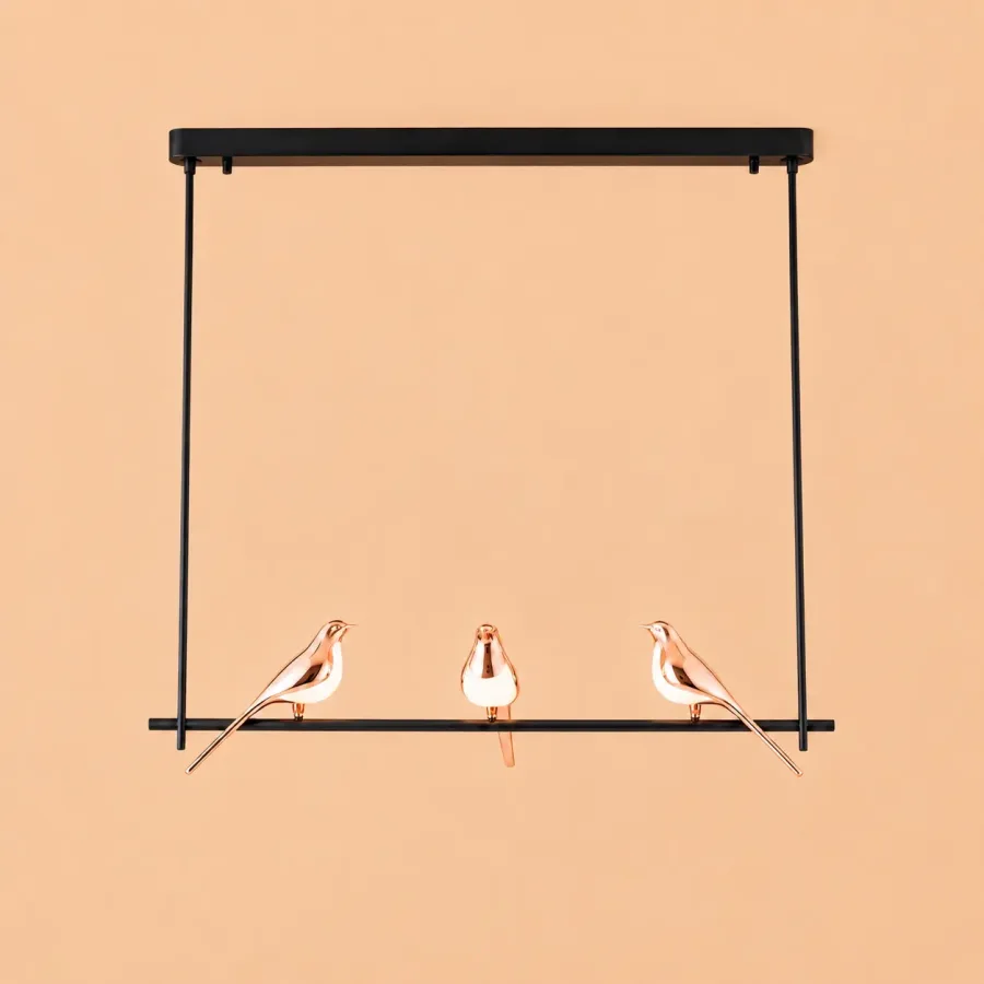 Bird-lustra led 3 pasari