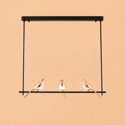 Bird-lustra led 3 pasari