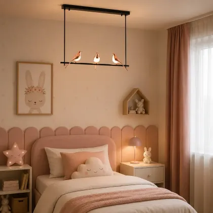 Bird-lustra led 3 pasari