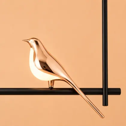 Bird-lustra led 5 pasari