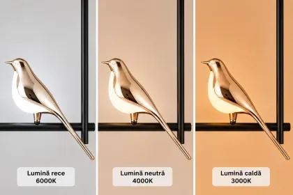 Bird-lustra led 5 pasari