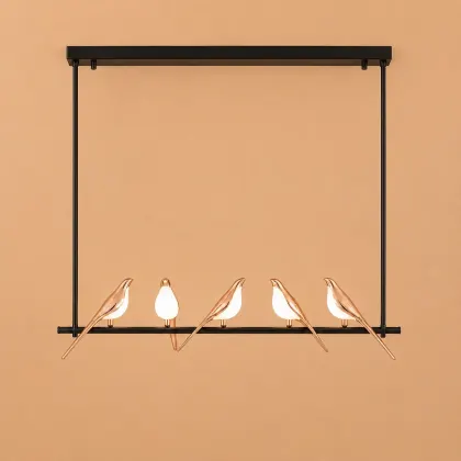 Bird-lustra led 5 pasari