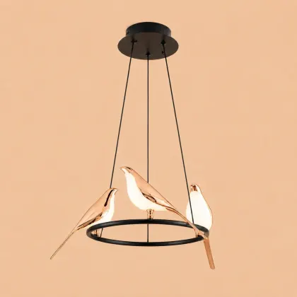Bird-lustra led 3 pasari reglabila