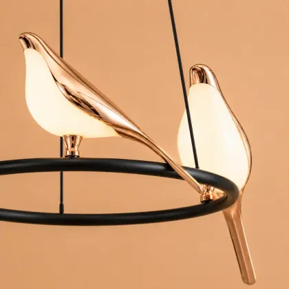 Bird-lustra led 3 pasari reglabila