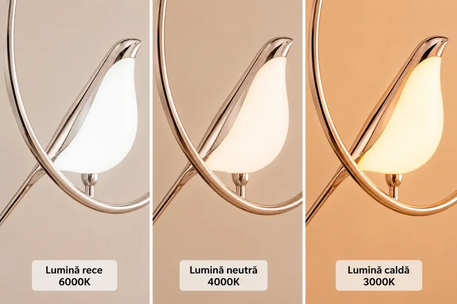 Bird-pendul led 1 pasare reglabila