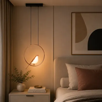 Bird-pendul led 1 pasare reglabila