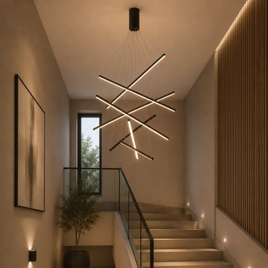 Zergo-Lustra led minimalista casa scarii