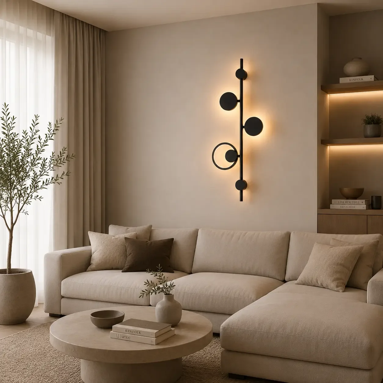 Briva-aplica led moderna lumina calda