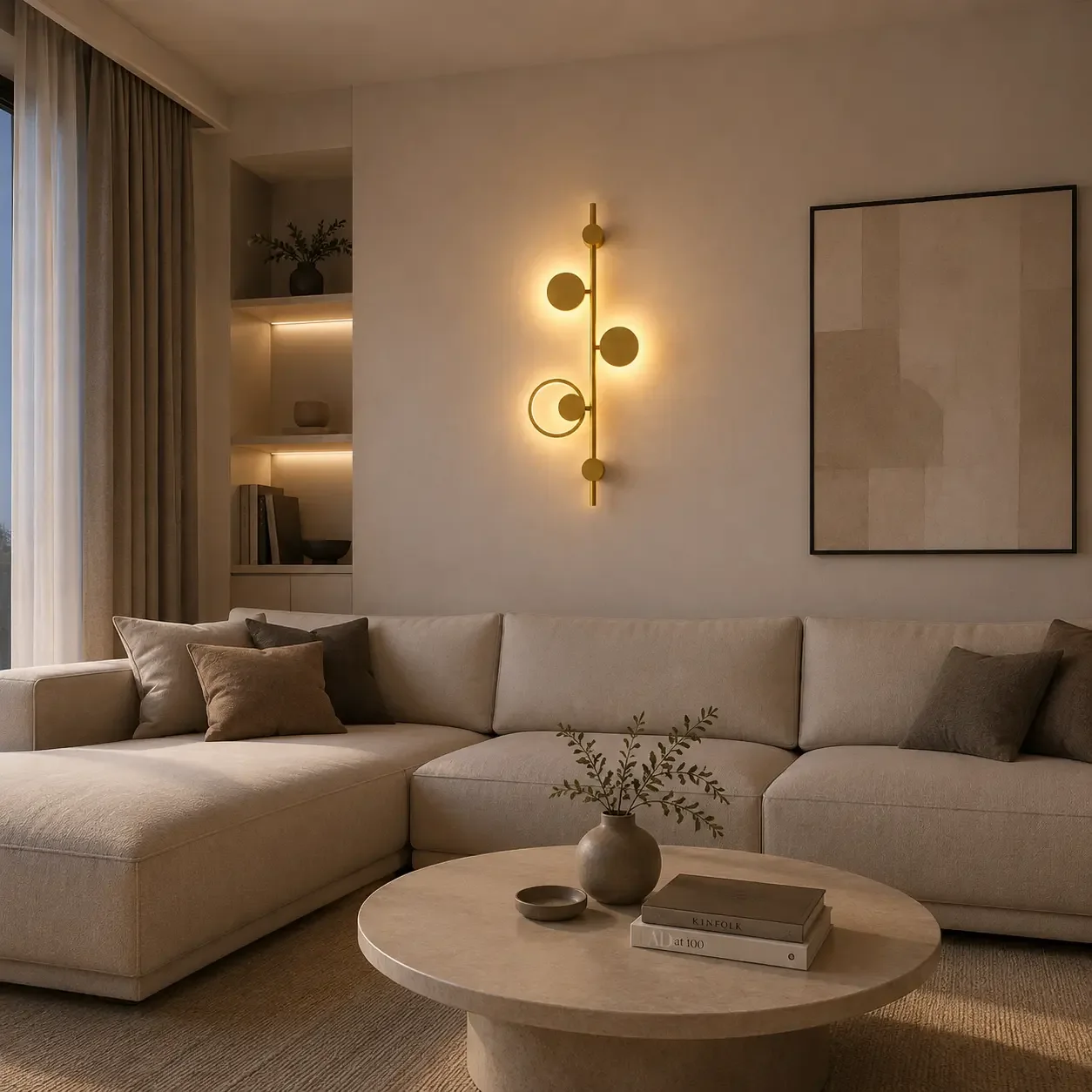 Briva-aplica led moderna lumina calda