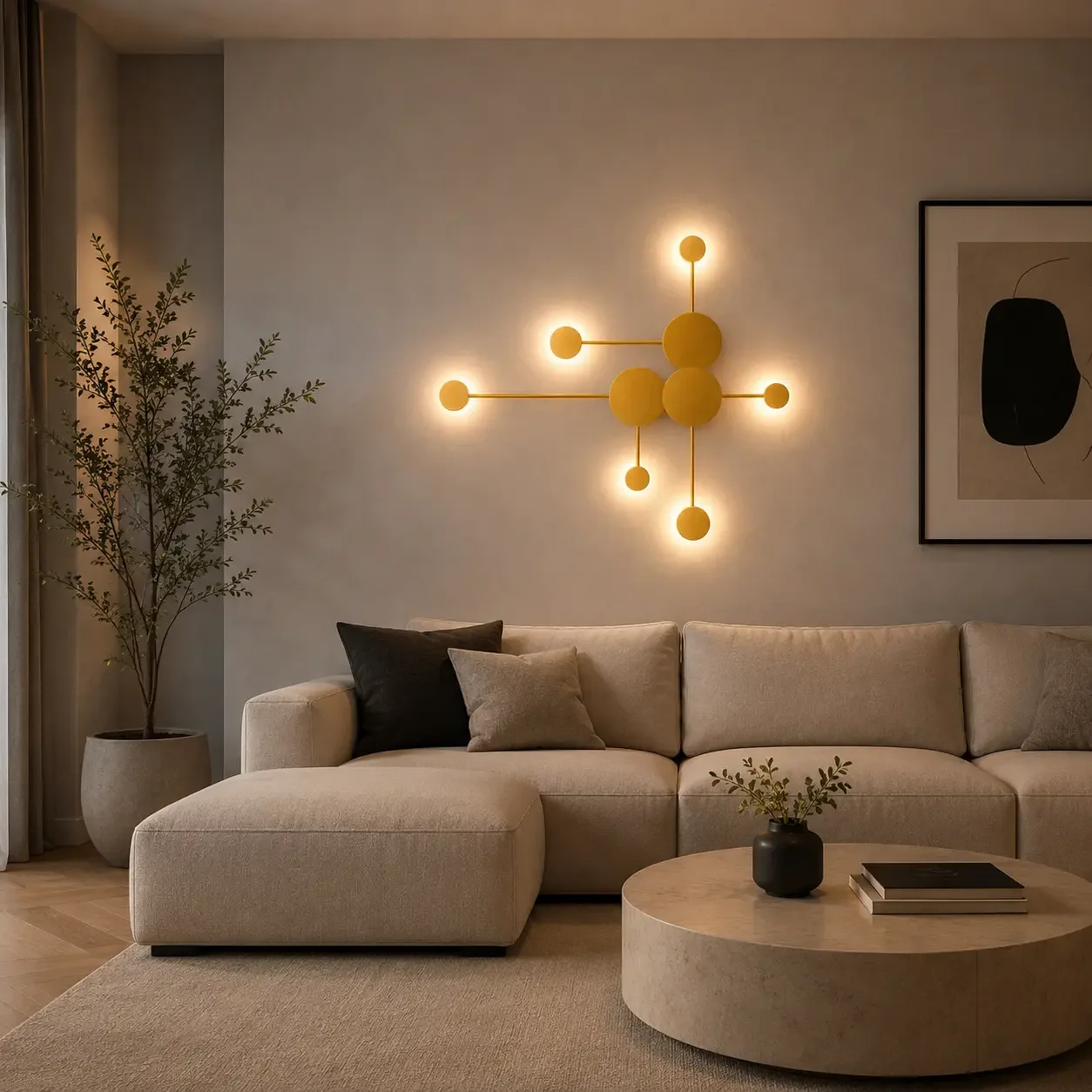 Briva-aplica led moderna lumina calda