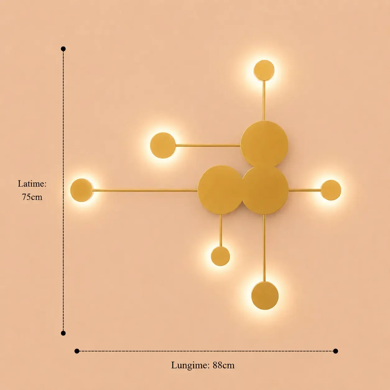 Briva-aplica led moderna lumina calda