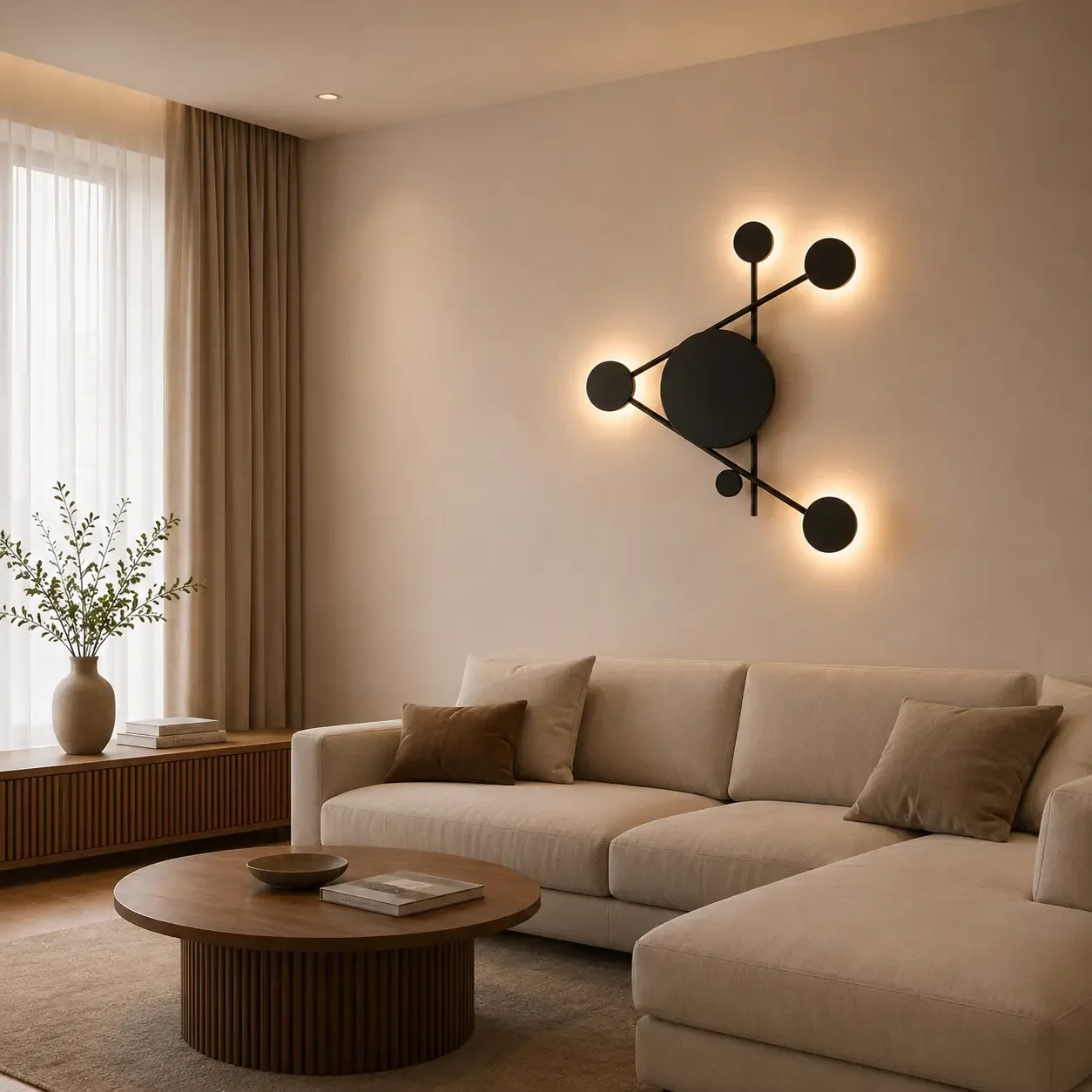 Briva-aplica led moderna lumina calda
