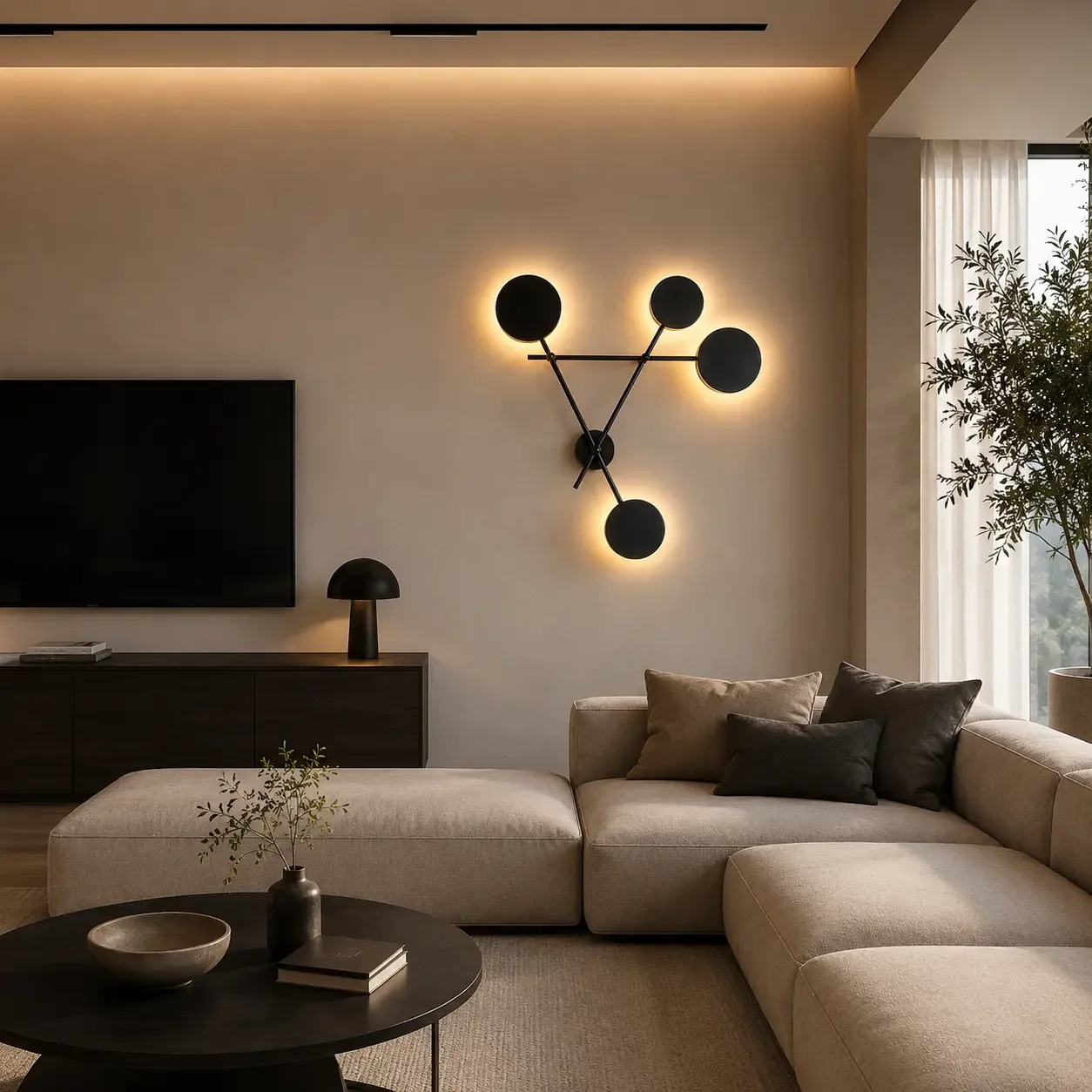 Briva-aplica led moderna lumina calda