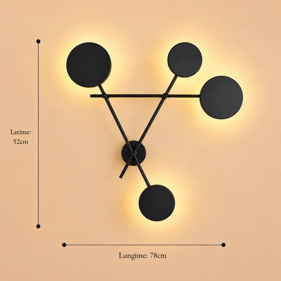 Briva-aplica led moderna lumina calda