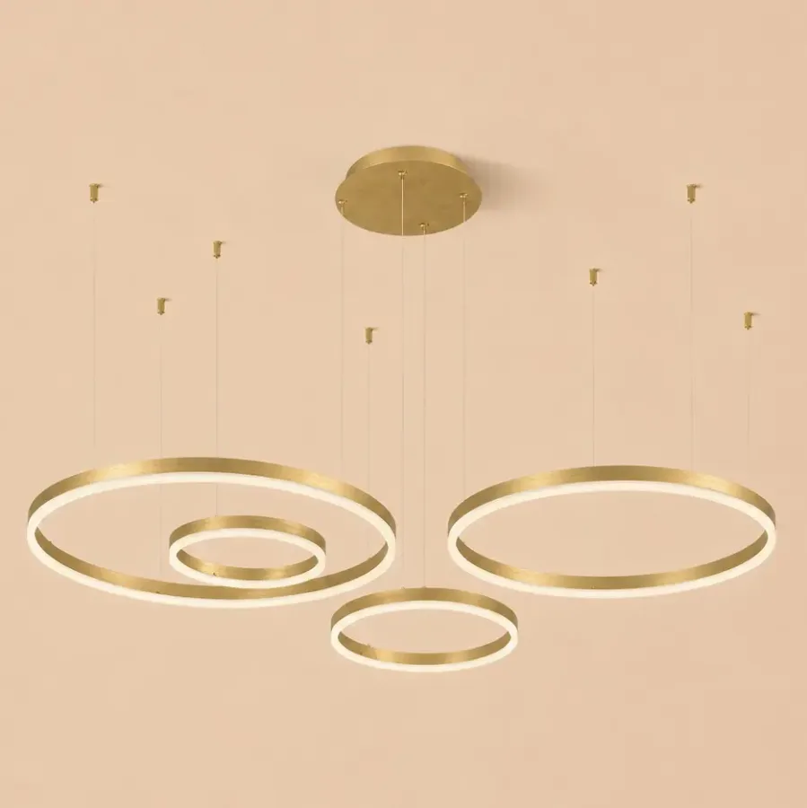 Vega-Lustra led minimalista cu cercuri reglabile