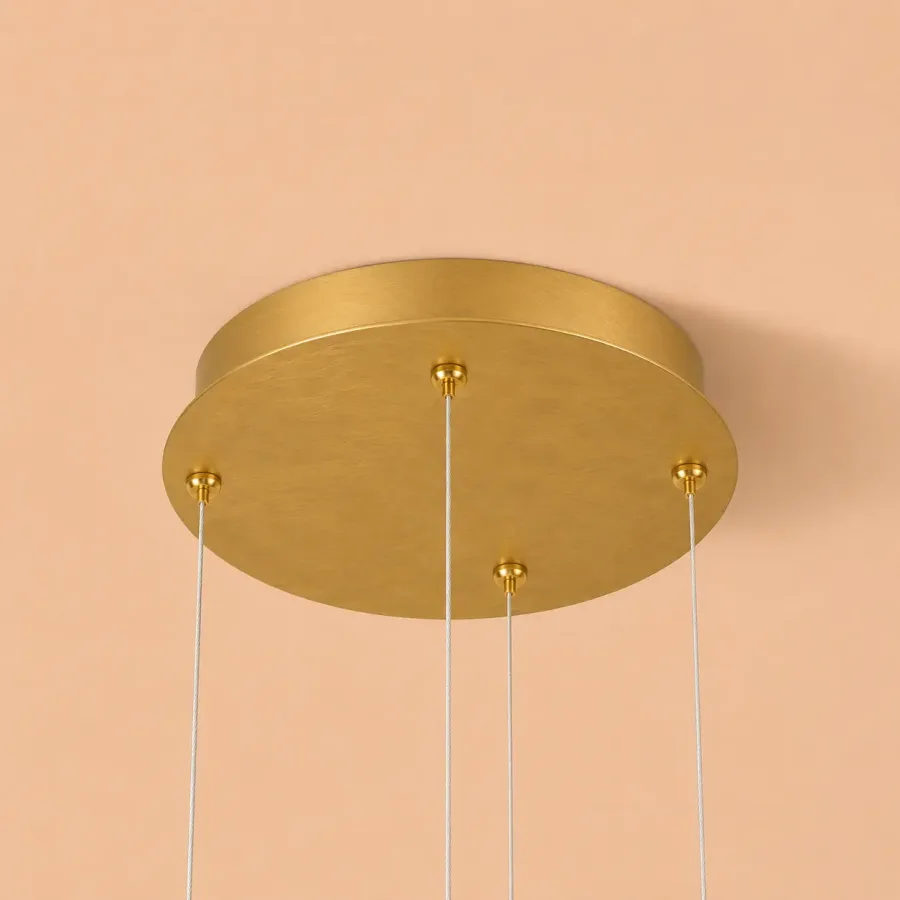 Vega-Lustra led minimalista cu cercuri reglabile