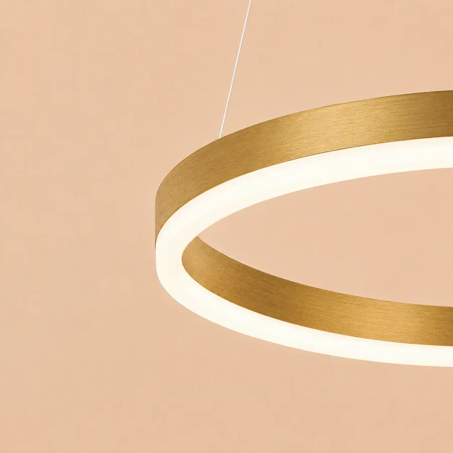 Vega-Lustra led minimalista cu cercuri reglabile
