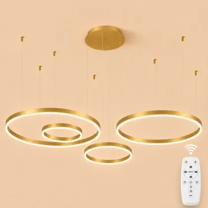 Vega-Lustra led minimalista cu cercuri reglabile