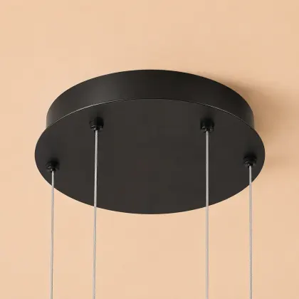 Vega-Lustra led minimalista cu cercuri reglabile
