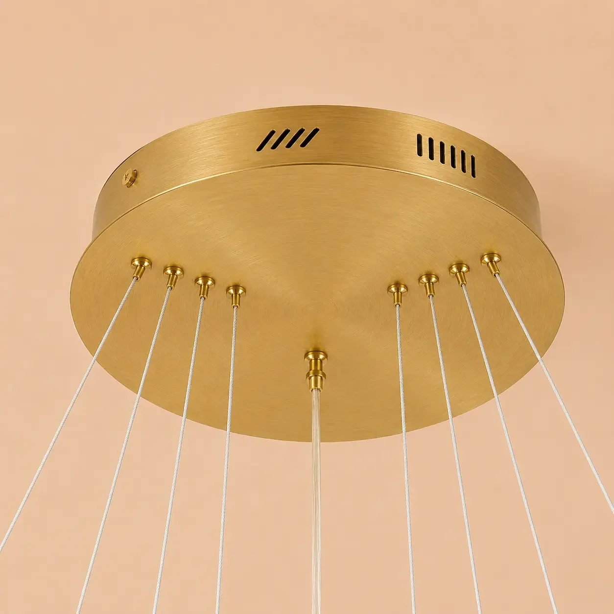 Vega-Lustra led minimalista cu cercuri reglabile