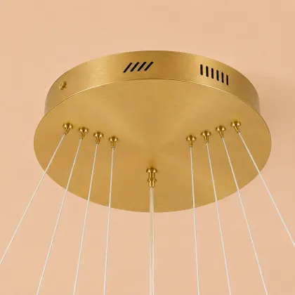 Vega-Lustra led minimalista cu cercuri reglabile