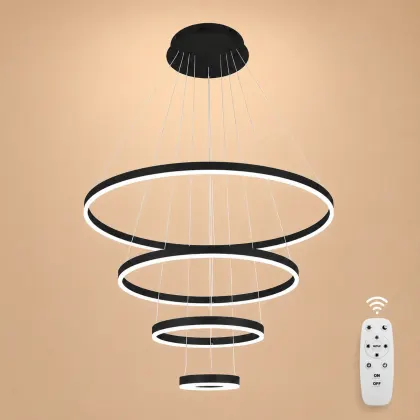 Vega-Lustra led minimalista cu cercuri reglabile