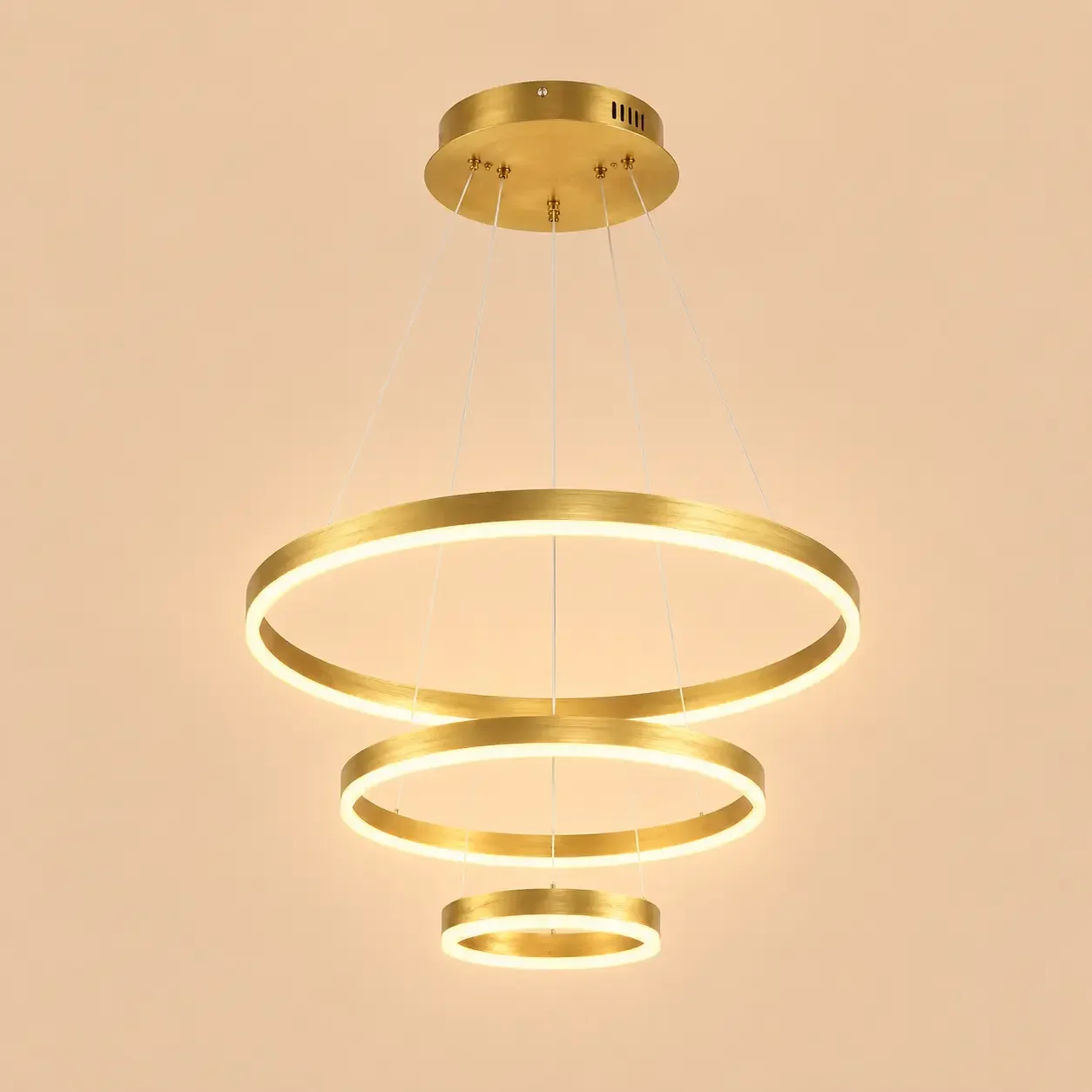 Vega-Lustra led minimalista cu cercuri reglabile