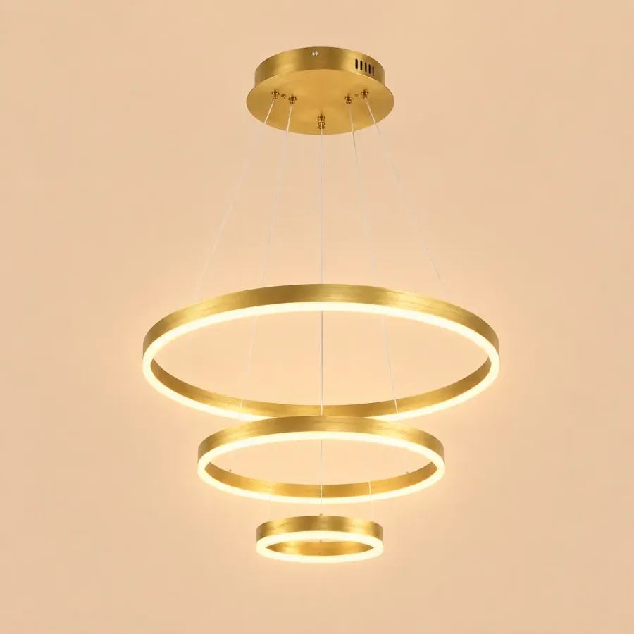 Vega-Lustra led minimalista cu cercuri reglabile