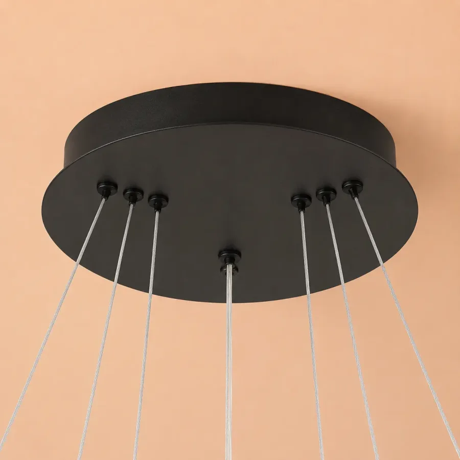 Vega-Lustra led minimalista cu cercuri reglabile
