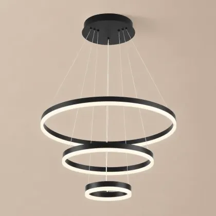Vega-Lustra led minimalista cu cercuri reglabile