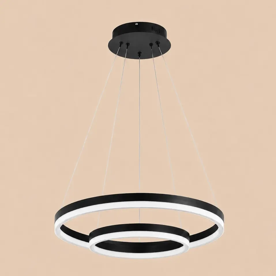 Vega-Lustra led minimalista cu cercuri reglabile