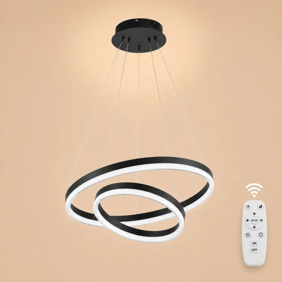 Vega-Lustra led minimalista cu cercuri reglabile