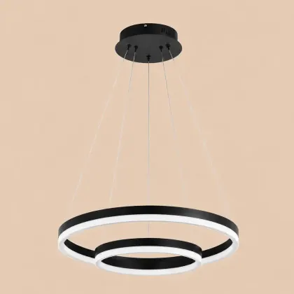 Vega-Lustra led minimalista cu cercuri reglabile