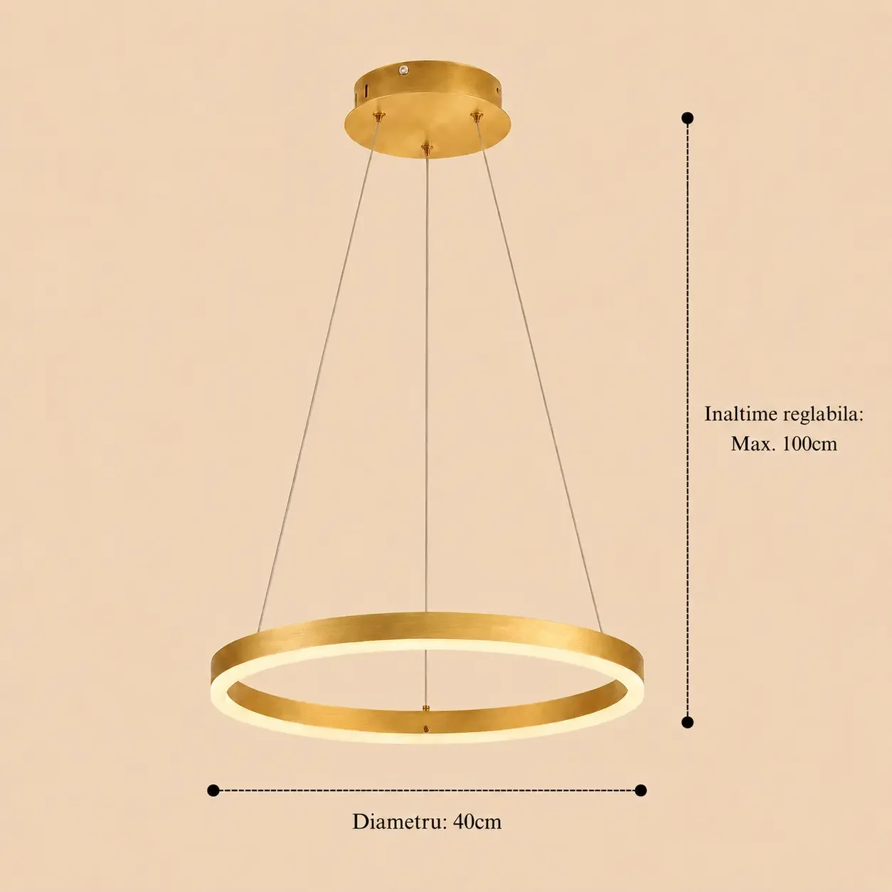Vega-Lustra led cerc Diam.40cm