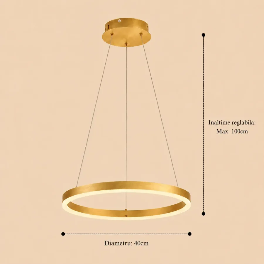 Vega-Lustra led cerc Diam.40cm
